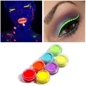 

High Quality Water activated Long lasting Uv Neon Face Paint Makeup Pastel Colorful Eyeliner