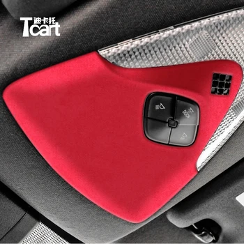 

abs Alcantara new Car Accessories For toyota chr c-hr 2018 2019 2020 2021 Roof interior LED light trim cover