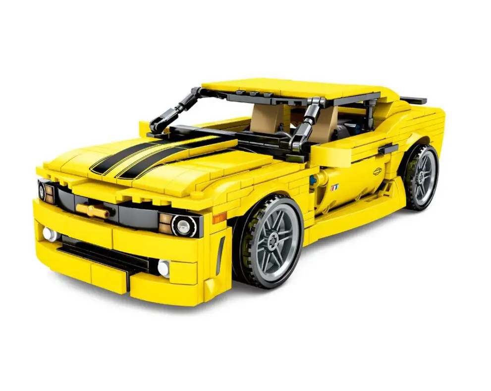 

New 701504 Technic series the Chevrolet Camaro model Building Block set Classic back force Car-styling toys for children