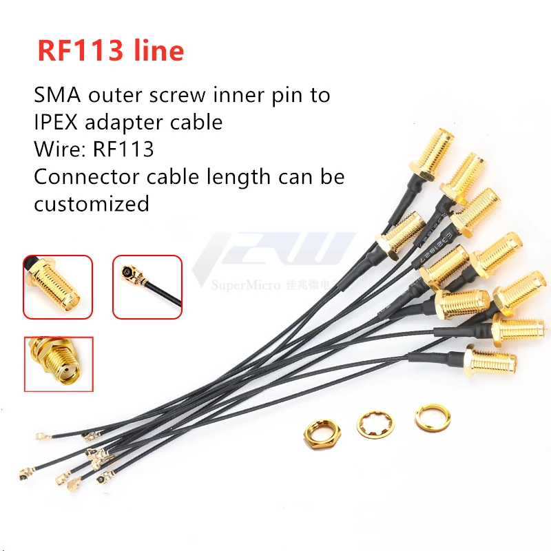u fl ipx ipex rg113 100 pces 01