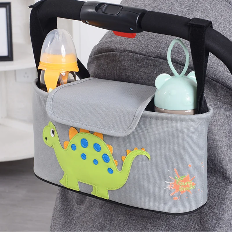 

Baby Stroller Organizer Bag Cartoon Animal Mummy Diaper Bag Stroller Accessories Waterproof Large Capacity Baby Stroller Bag