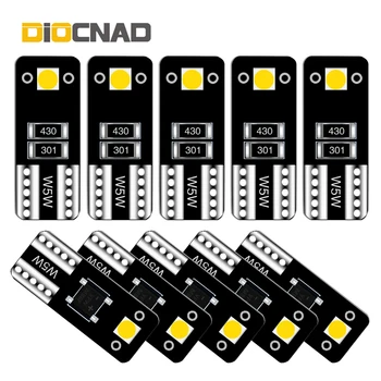 

10pcs W5W T10 168 Car LED Interior Light Bulb For toyota corolla chr auris yaris rav4 hilux wish camry prius prado Parking Lamp