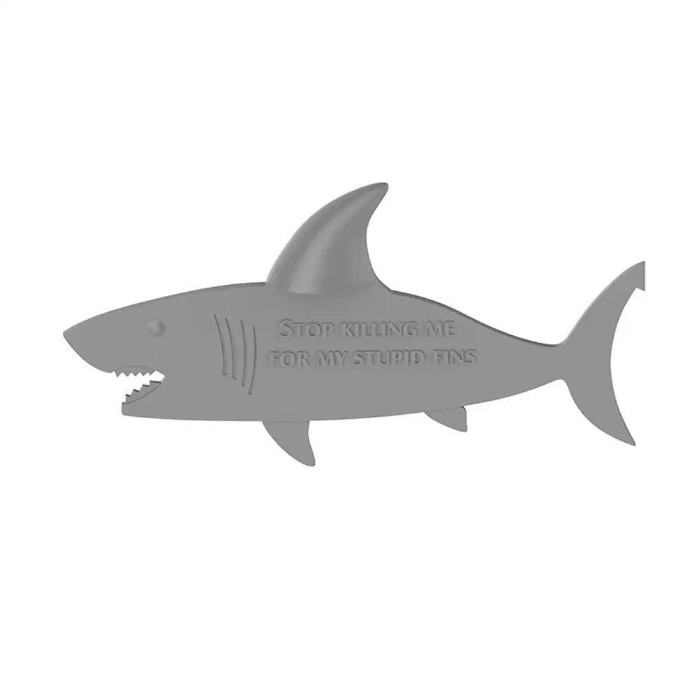 Novelty Creative 3D Shark Fin Cartoon Bookmark Page Marker For Book Office Supplies Student Stationery Prize Gift