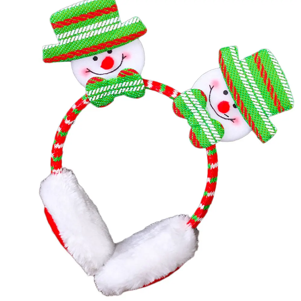 Winter Earmuffs Santa Claus Adults Christmas Gifts Keep Warm Comfort Supplies