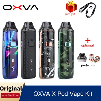 

OXVA X pod starter kit with 1600mAh built-in battery 2ml capacity fit 0.3ohm/0.5ohm Mesh & 1.0ohm Regular & RBA Coil pod kit