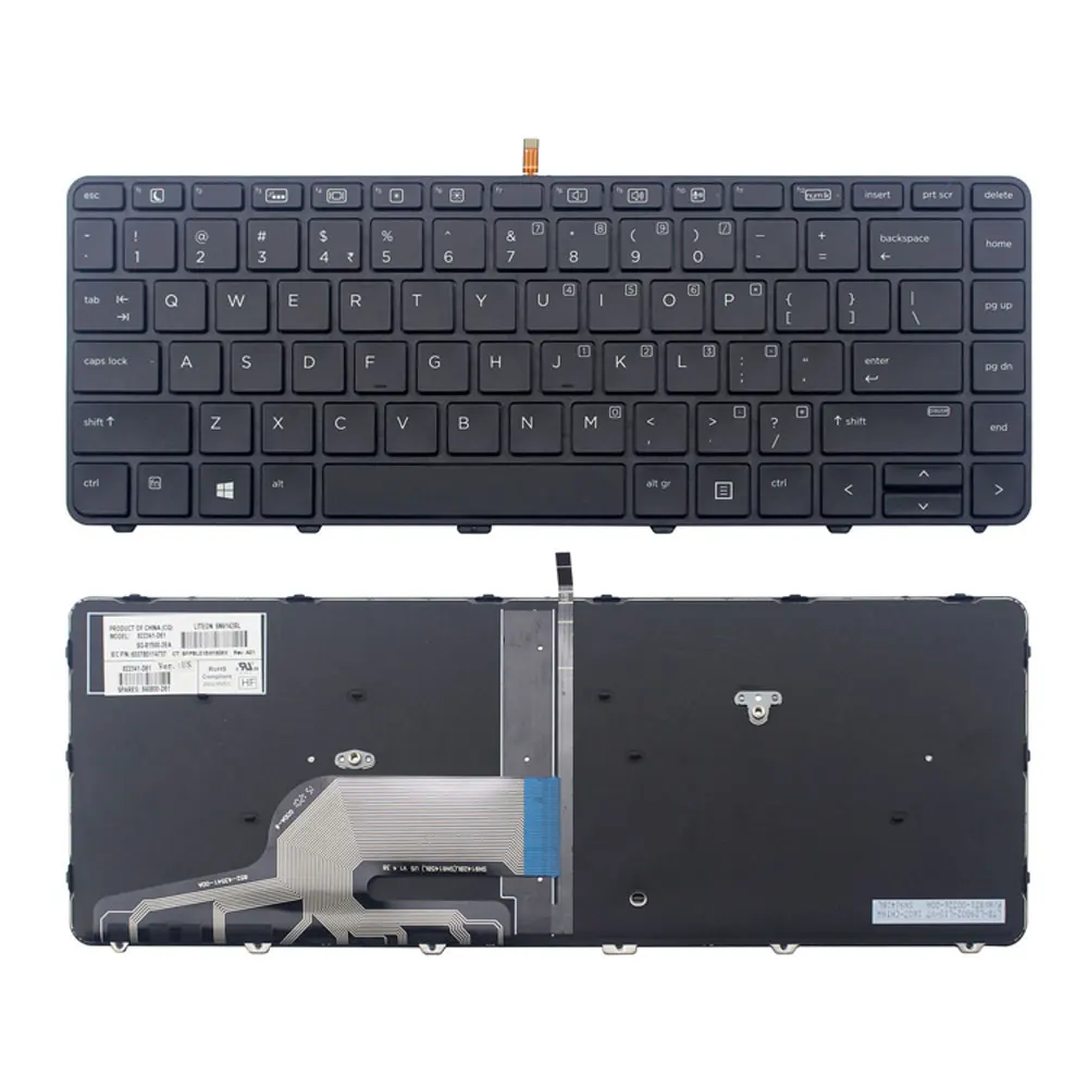 Новая клавиатура с подсветкой США для hp Probook 430 G3 430 G4 440 G3 G4 445 G3 клавиатура с подсветкой для ноутбука 935425-001 черный