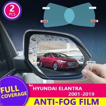 

for Hyundai Elantra 2001–2019 (XD/HD/MD/UD/AD) Rearview Mirror HD Film Anti-Fog Rainproof Auto Mirror Sticker Car Accessories