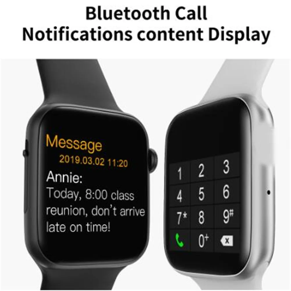W34 Bluetooth Call Dial Answer Watch Smart Watch Band Heart Rate Monitor Fitness Tracker Wearing Wristband Bracelet MTK 2502 IOS