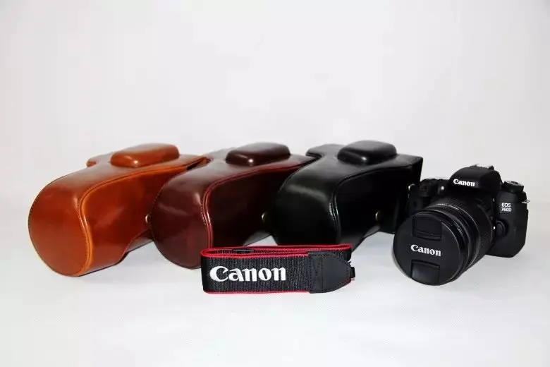 Чехол для камеры Сумка для Canon 700D T5i 650D T4i 600D T3i 750D 760D PU кожаный SLR DSLR чехол высокого качества