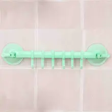 Вешалка для полотенец на присоске крючки для ванной и кухни держатель на присоске подвесной инструмент