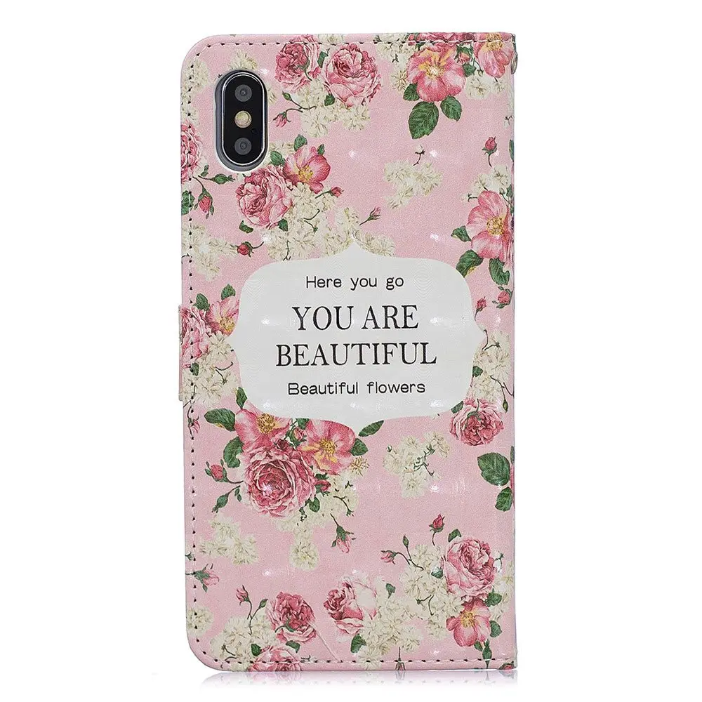 Чехол на айфон 7 KISSCASE роскошный Флип кожаный чехол для iPhone 11 Pro 6 7 6S 8 Plus X XS MAX XR цветочный чехол для телефона iPhone 11 Pro Max чехол для девочки чехол на айфон 6 s XR чехол на айфон чехол на айфон 11 - Цвет: 10