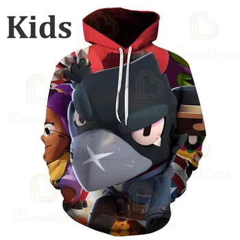 

Browling Crow Shoot Game 3D Print Hoodie Sweatshirt Clothing Harajuku Hoodies Star Kids Leon Tops Men 2020 Boys Girls