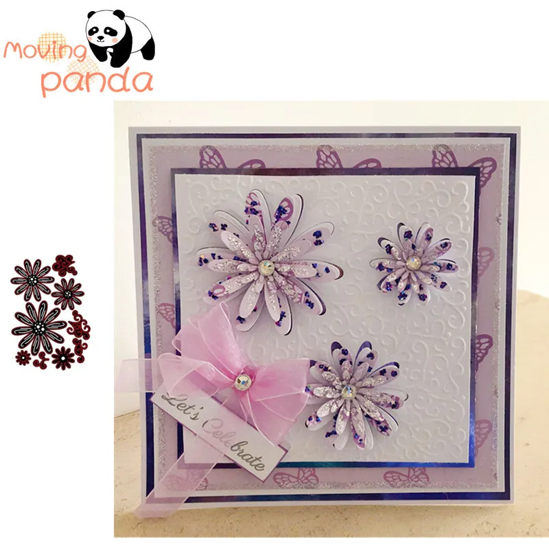 

FLOWER Metal Cutting Dies Scrapbooking For Card Making DIY Embossing Cuts New Craft Die Net Element