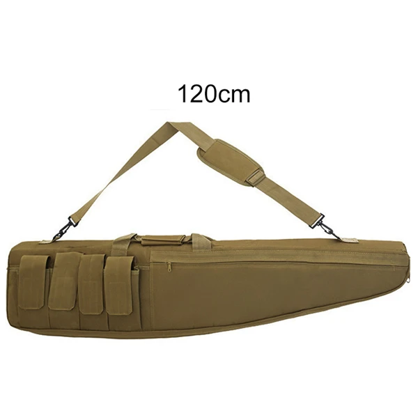 Tan 120cm Airsoft тактический Чехол для оружия 70 см 100 см 120 см Водонепроницаемая армейская Военная снайперская сумка на плечо рюкзак для переноски охотничьей винтовки - Цвет: Tan 120cm