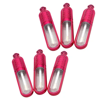 

6pcs 3ML Empty Lip Gloss Container Tube with Stoppers Makeup Accessories 9.5cm * 2.3cm 2020 New