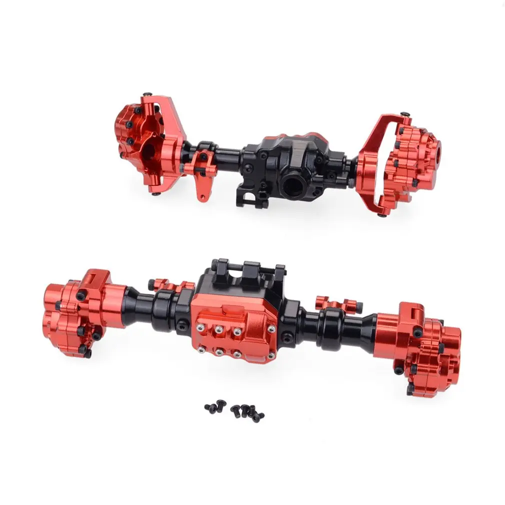 

CNC Metal Alloy Front Rear Axle Housing Cover Shell Assembly For 1/10 RC Crawler Car TRX4 RC Car Upgrade Parts