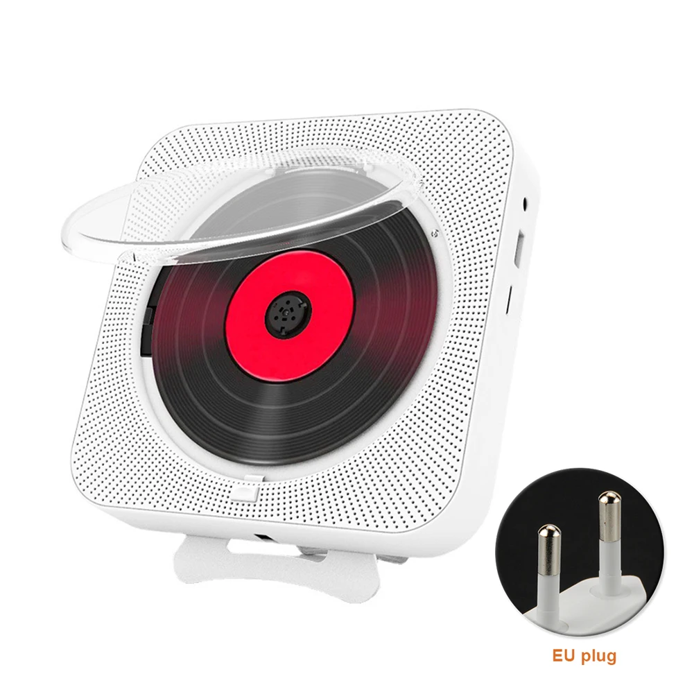 Home LED Screen Multimedia USB Portable Wireless TF MP3 Remote Control Bluetooth CD Player Wall Mounted HIFI FM Radio Music | Электроника