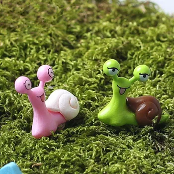 

6pcs Micro Landscape Decorations DIY Doll House Mini Snail Giraffe Hedgehog Crafts Fairy Garden Miniatures Terrariums Succulents
