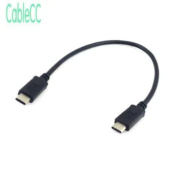 

30cm USB-C USB 3.1 Type C Male Connector to Male Data Cable for Tablet & Phone & Hard Disk Drive