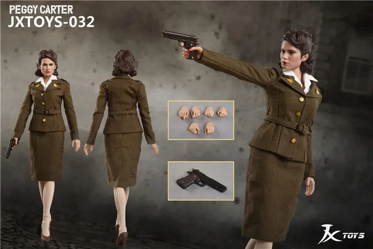 JXTOYS-032 Пегги Картер 1/6 Капитан Америка агент Стив Роджерс девушка Картер Agent13 Peggy фигурка модель игрушки