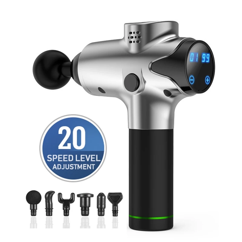 

Muscle Massage Gun Deep Tissue Massager Therapy Body Muscle Stimulation Pain Relief for EMS Pain Relaxation Fitness Shaping