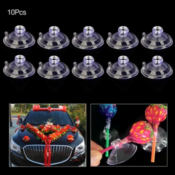 

4CM Clear Sucker Suction Cups Mushroom Head Suckers Cup Transparent Suckers Wedding Supply 10Pcs