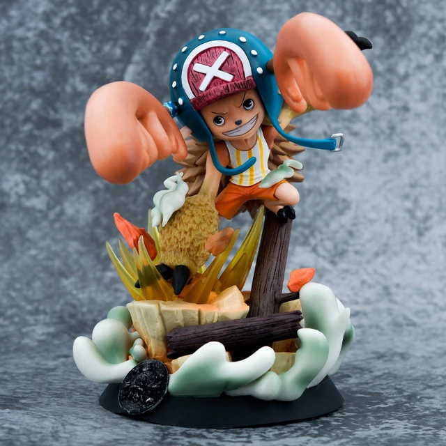 JAW REX One Piece Anime Chopper Figure (14 cm) Tony Chopper, Monster Point:  : Toys