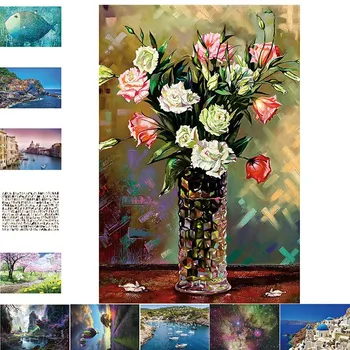 

puzzle 1000 pieces puzzles para adultos Educational Holiday Gift Puzzle adulto puzzles for kids Landscape Puzzle brinquedos