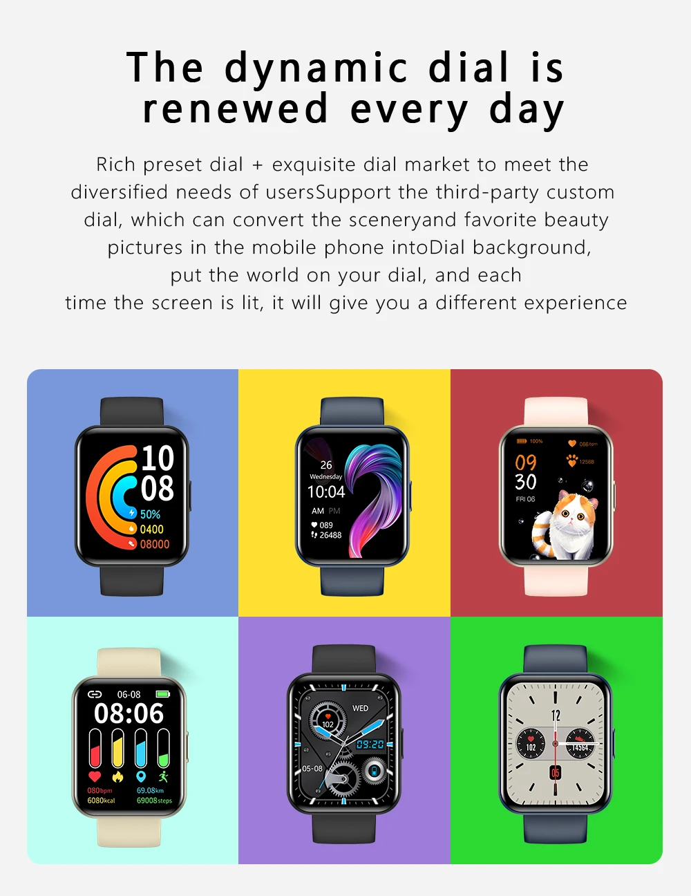 E21 Bluetooth Smart Watch Men Women Blood Pressure Heart Rate Monitor Sport Smartwatch Fitness Tracker PK Xiaomi Redmi Watch 2