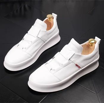 

Men Shoes Genuine leather Comfortable Men Casual Shoes Footwear Chaussures Flats Men Breathable Slip On Lazy Shoes Zapatos Hombr