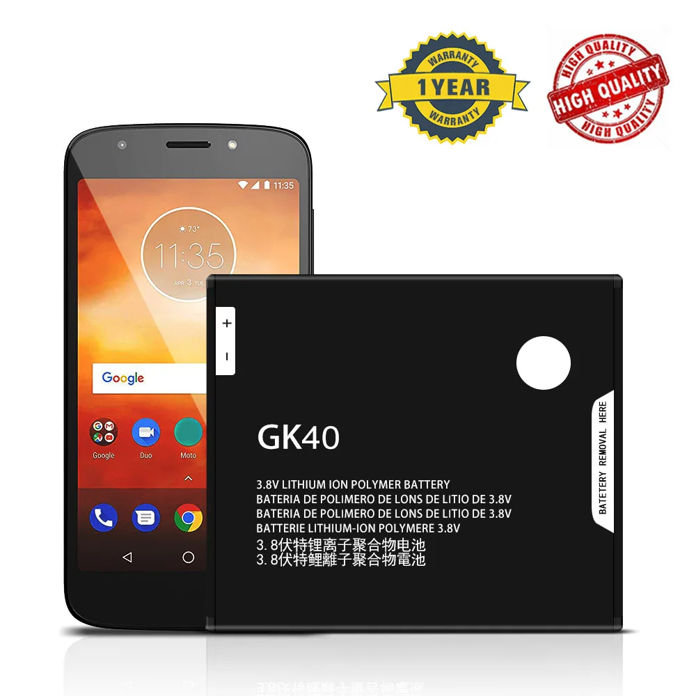 GK40 Battery For Motorola Moto G4 XT1609 /G4 Play XT1607 XT1601 Mobile Phone batteryMobile