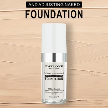 

Moisturizing Color Changing High Gloss Liquid Foundation Cover Blemishes Brighten Skin Color Affordable Personality Fashion