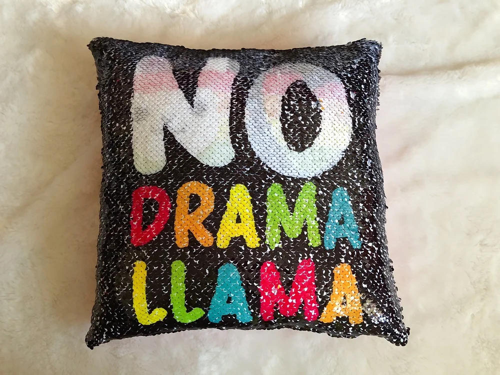 Флип блесток llama подушка(не крышка) w/фарш 30 см игрушки Мягкий Бросок llama блеск мягкие животные диван подушка творческие подарки