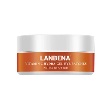 

LANBENA 60 Pcs Hydrating Moisturizing Eye Patchs Against Wrinkles Dark Circles Eyes Mask Gold Bags Ageless Hydrogel Sleep Gel Pa