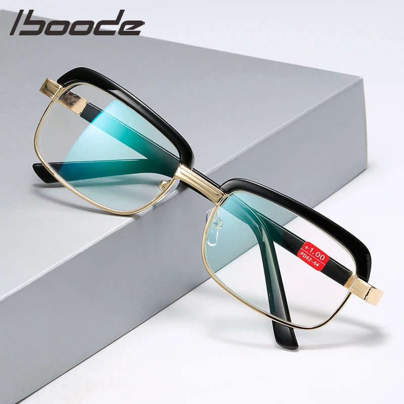 Iboode Optical Glass Reading Glasses With Blue Film Presbyopia