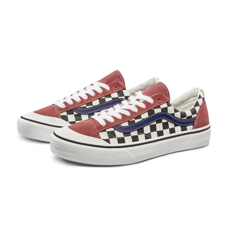 Vans style 36 SF, мужская и женская обувь, подлинный Красный уличный стиль, низкий тканевый сетчатый светильник, новинка, VN0A3MVLVS9