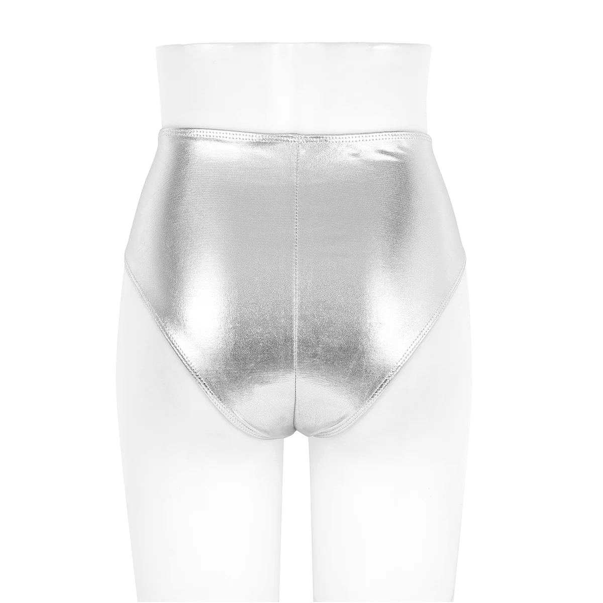 Tanie TiaoBug błyszczące, metalowe, wysokiej talii, z przodu na zamek błyskawiczny kobiety Hot Sexy Mini szorty klub nocny Party Rave etapie słup kostium taneczny