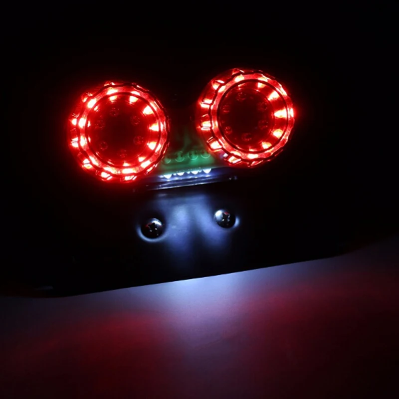 Кафе Racer мигающая лампа 1 шт. мотоцикл задний фонарь сигнала поворота Индикаторы пользовательский мотоцикл задний стоп-сигнал тормозной светильник