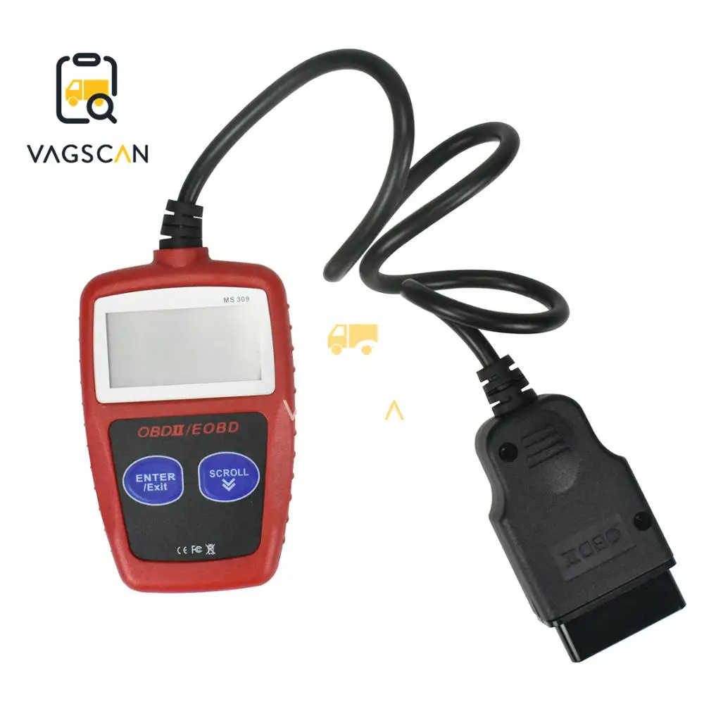 MaxiScan MS309 OBD2 сканер считыватель кодов автомобильный MS 309 автоматический
