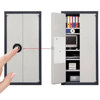 

G15 Fingerprint Electric Lock Smart Anti-Theft Cabinet Lock Keyless USB Rechargeable For Drawer Shoe Cabinet Office Home Bank