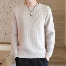 ^^Best Offers 2019 Autumn Winter Jumper Knitted Sweater Men Pullover Fashion Korean Casual Tops Pure Black Plus Size Male Sweater Long Sleeve ^^Best Offers 2019 Autumn Winter Jumper Knitted Sweater Men Pullover Fashion Korean Casual Tops Pure Black Plus Size Male Sweater Long Sleeve