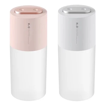 

Portable Ultrasonic Humidifier Essential Oil Aromatherapy Diffuser 2 Nozzle Air Humidifier for Home Car USB Fogger Mist Maker