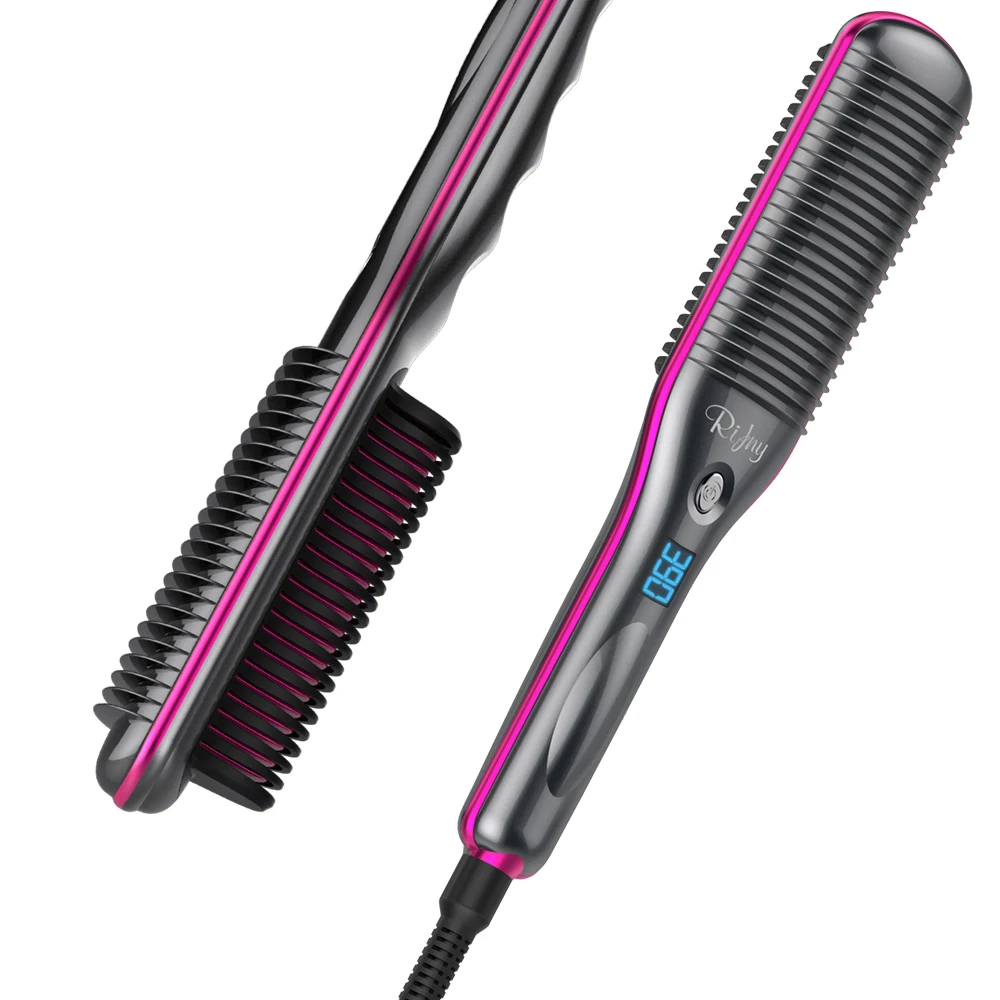 hair straightener brush with dryer