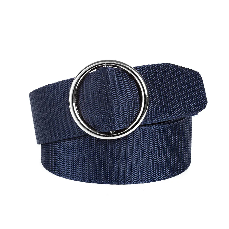 blue Silver 105*3,5 см женский поясной АРТ Открытый тактический спортивный пояс для мужчин и женщин холщовый ремень мужской пластиковый антиаллергенный ремень ladyU008 - Цвет: blue Silver