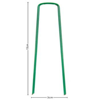 

For Artificial Grass U Shape Pins Turf Galvanised Tent Ground Pegs Yard