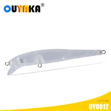 

New Fishing Accessories Blank Unpainted Lure Minnow Weights 4.8g 97mm Isca Artificial Floating Diy Pesca Pike Fish Leurre Angeln