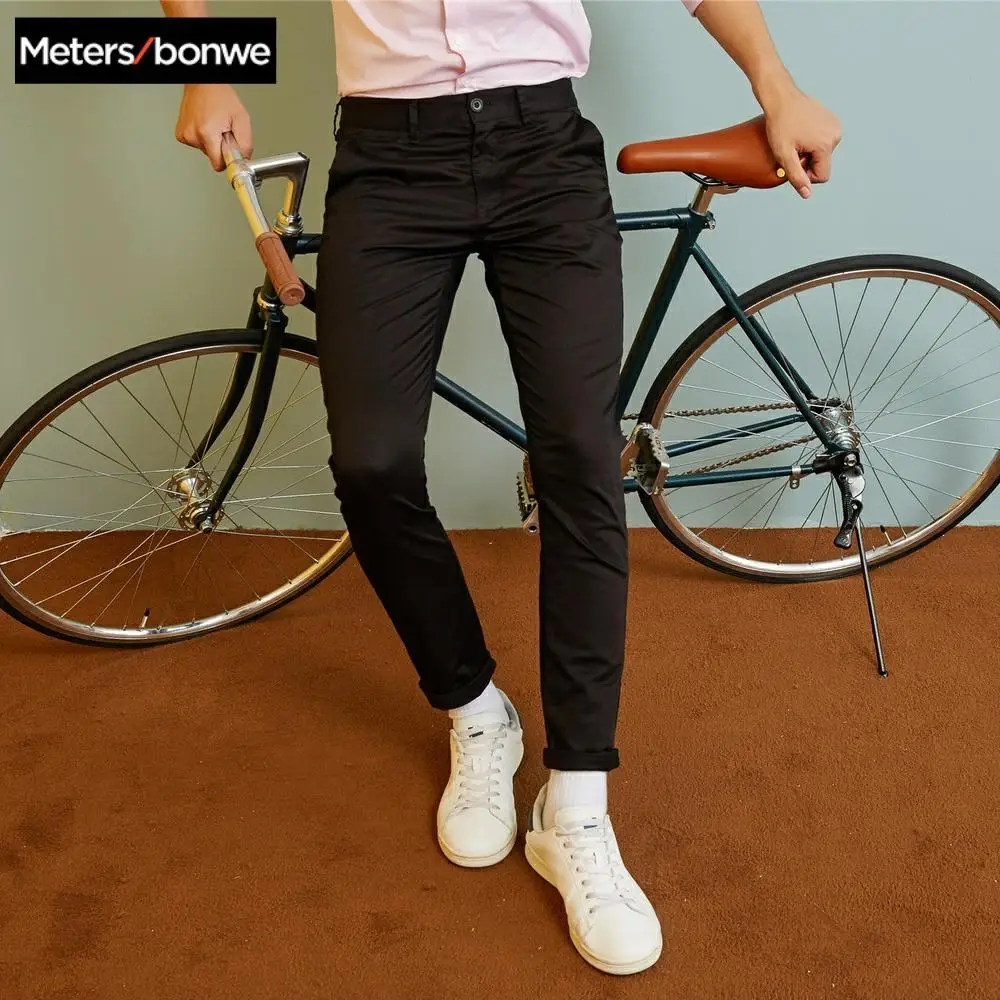 Metersbonwe brand men pants casual trousers korean slim jogger pants youth overalls штаны мужские Metersbonwe brand men pants casual trousers korean slim jogger pants youth overalls штаны мужские
