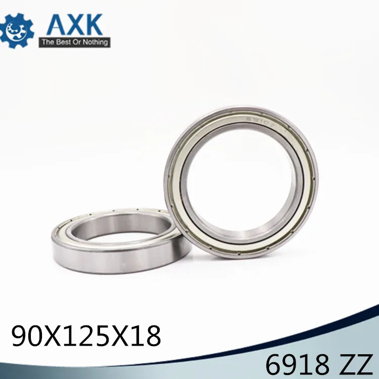 6918 ZZ ABEC-1  90x125x18mm  Metric Thin Section Bearings 61918ZZ 6918ZZ