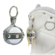 

Quick Access Cowhide Rustic Leather Golf Tee Spare Ball Holder for Outdoor