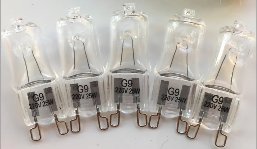 High-Temperature Oven Light Bulb - G9 Socket, Multi-Voltage, 25W/40W/60W, 350°C Heat Resistance